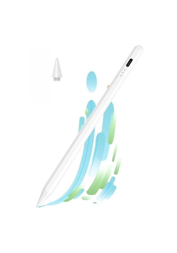 Peeq Apple İpad Mini 6.Nesil Stylus Tablet Kalemi 8.3" Eğime Duyarlı Avuç İçi Reddeden Şarjlı