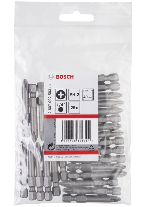 Bosch Extra Hard PH2x 49 MM Vidalama Ucu 25'li - 2607002503 Fiyatları ...