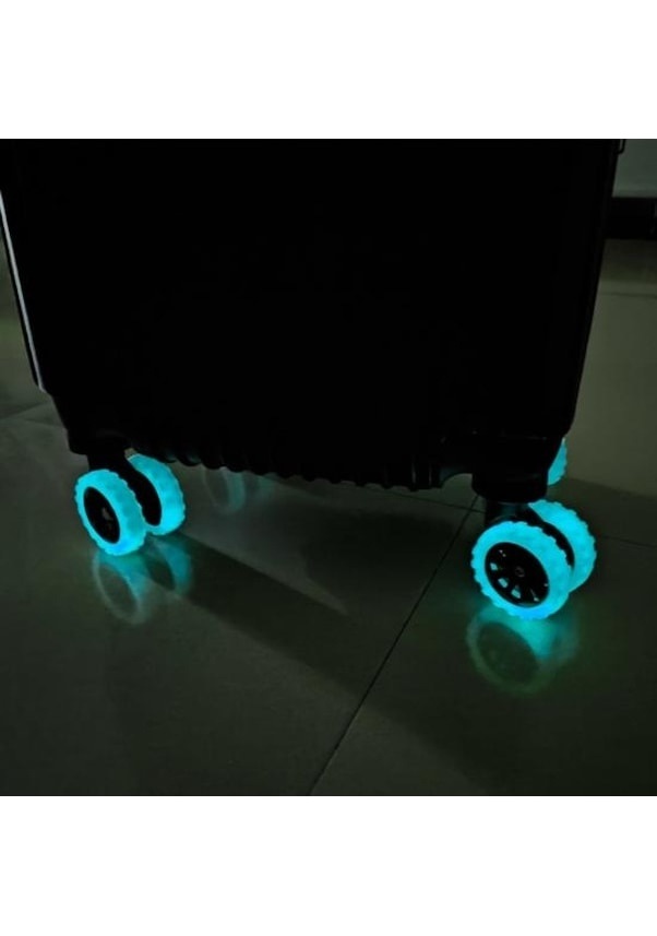 Dancemonkey Valiz Teker Mor Koruması Kılıfı Kaymaz Kapakları Kalın Jant ...