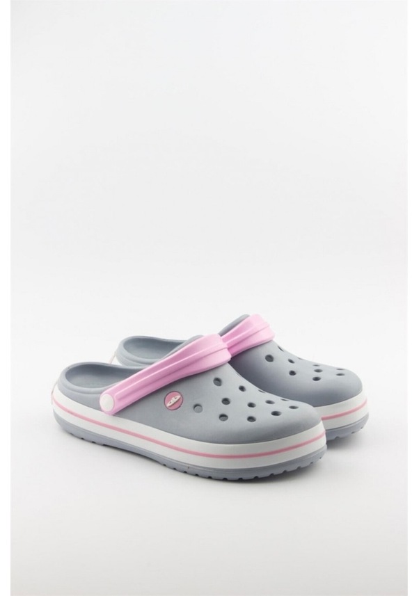 Resim Akınal Bella E195 Gri Pudra Kadın Hastane Sabo Terlik Sandalet Gri Pudra Gri Pudra 40 Gri - Pudra 