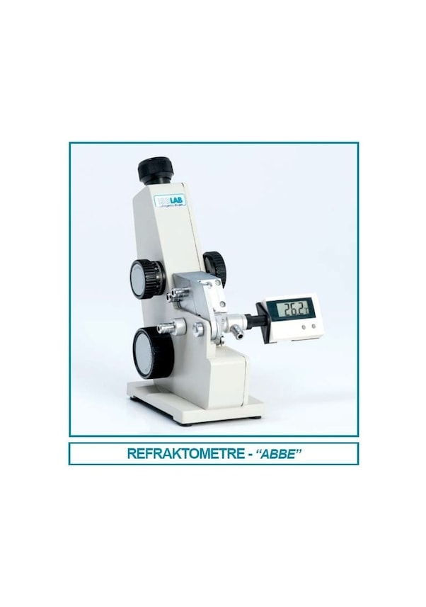 Réfractomètre Abbe 2WAJ - Mesure Brix 0-95% Et Indice De Réfraction 1.300-1.700 - Neuf