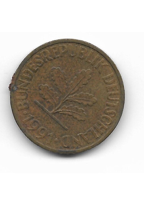 Almanya 10 Pfennig 1991-J (mp0619)