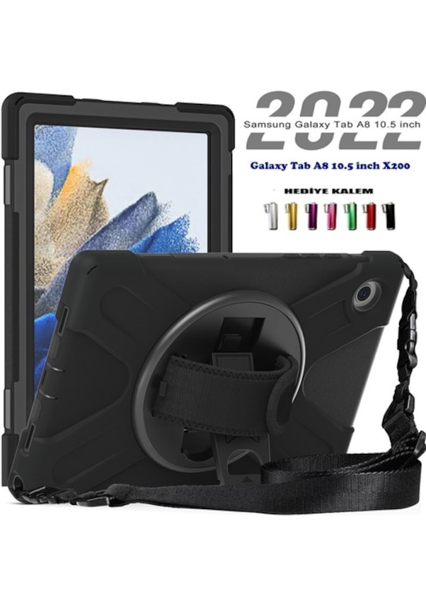 Samsung Galaxy Tab A8 10.5 Sm-X200 Kılıf Zırh Defender Tablet