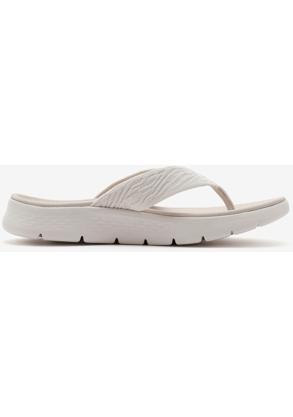 Resim Skechers Go Walk Flex Sandal - Splendor Kadın Bej Parmak Arası Terlik 141404 Nat Bej 