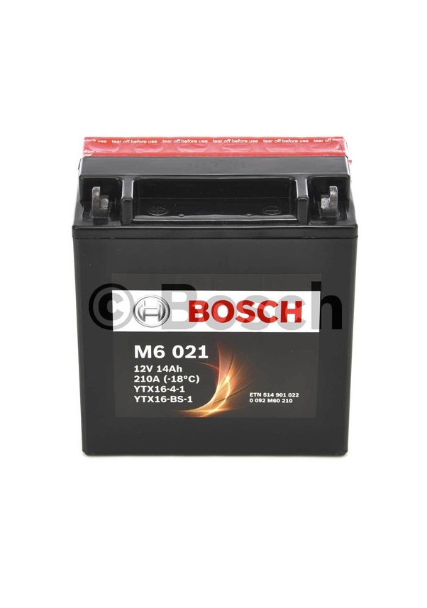 Bosch YTX16-BS-1 12 Volt 14 Amper Motosiklet Aküsü M6021 Fiyatları ve ...