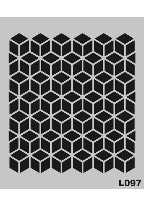 L097 L097 Stencil Boyama Şablonu 20X24 Cm. Fiyatları ve Özellikleri