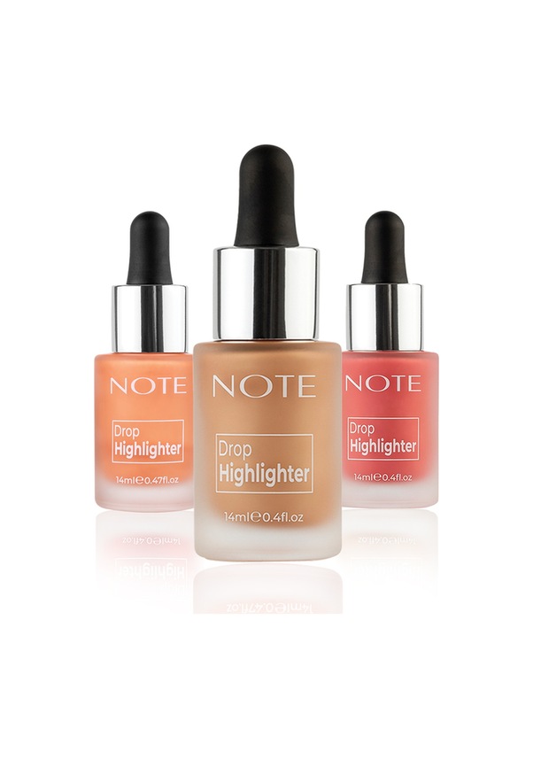 Resim Note Cosmetics Drop Highlighter 02 Charming Desert Likit Aydınlatıcı 