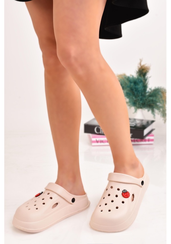 Resim Kadın Nut Eva Deniz Plaj Aşçı Doktor Hemşire Hastane Confort Rahat Sandalet Terlik 001 