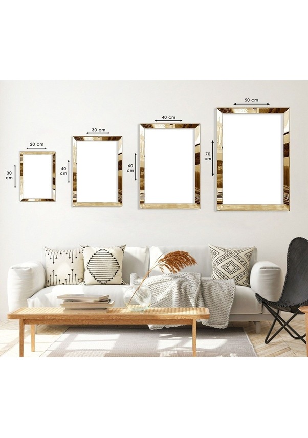 Resim Minimalist Soyut Desen Gümüş Pleksi Kenar Mdf Tablo 