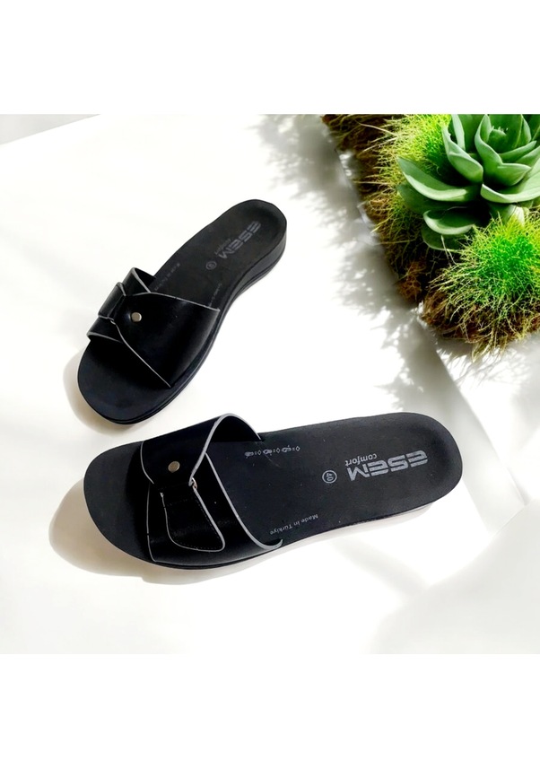 Resim Kadın Günlük Anatomik Cırtlı Ayarlanabilir Ev Ve Dışarı Terliği 001 