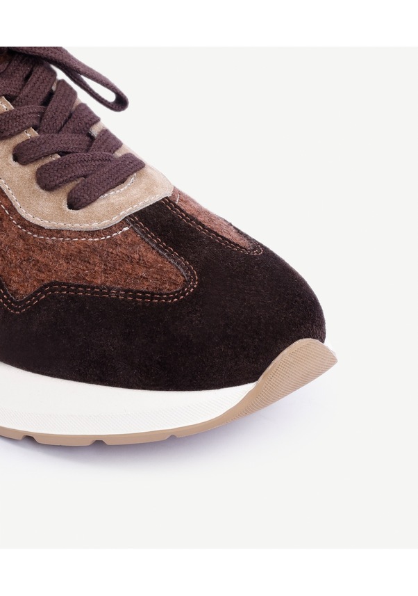 Resim Yargıcı Kalın Tabanlı Spor Ayakkabı 25kkay4063x 085 Kiremit 