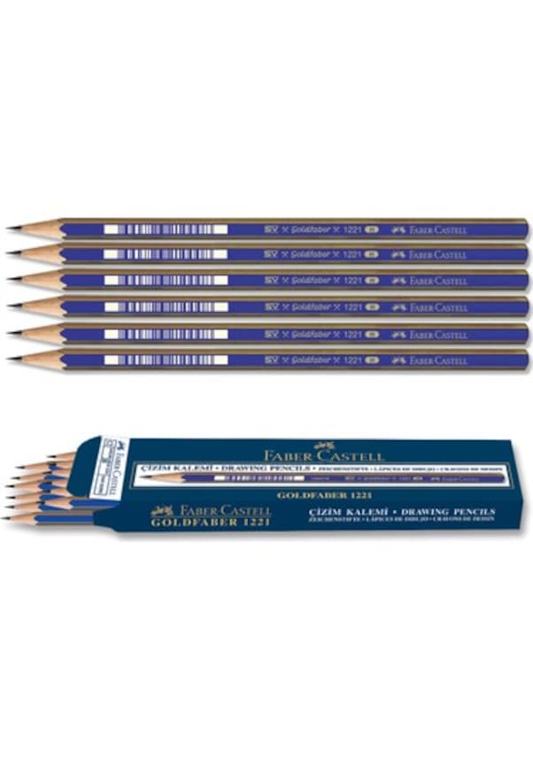 FABER CASTELL DERECELİ KALEM 1221 B 12 ADET Fiyatları Ve Özellikleri