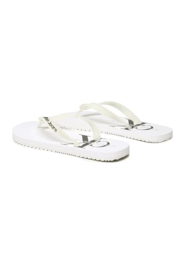 Resim Calvin Klein Kadın Parmak Arası Terlik Beyaz 