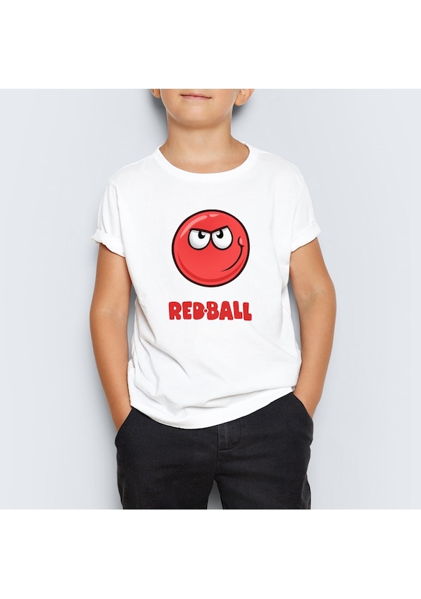 Red Ball 4 Crazy Kırmızı Top Redball Çocuk Tişört Mr-03