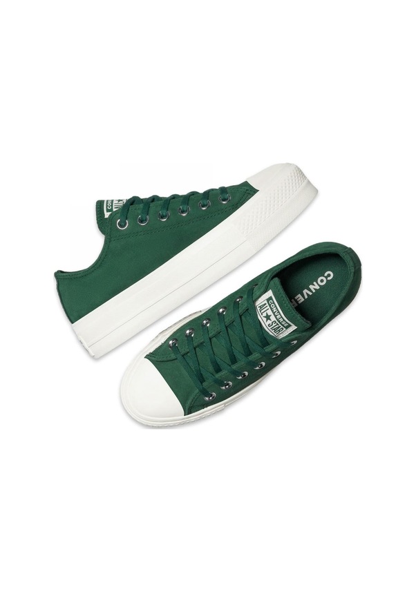 Resim Converse A15533c Chuck Taylor All Star Lift Platform Colorful Suede Sneaker Yeşil Unisex A Yeşil 