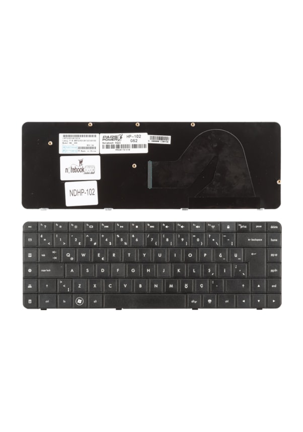 Hp G62-B28St, G62-B29Et, G62-B29St Notebook Klavye (Siyah Tr)