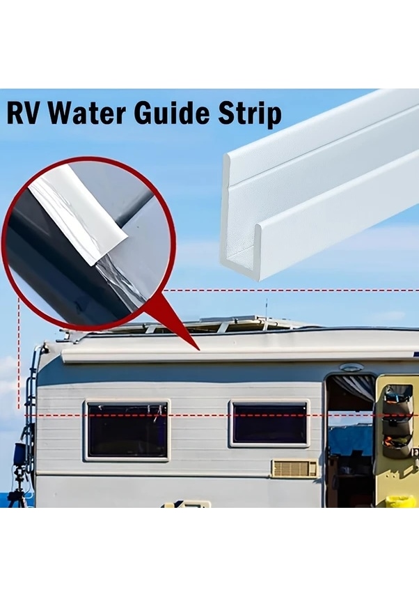 Resim Globalbloom 1 Adet Beyaz Rv Lavabo Drenaj Kanalı Su Yönlendirici Karavan Minibüs Beyaz 