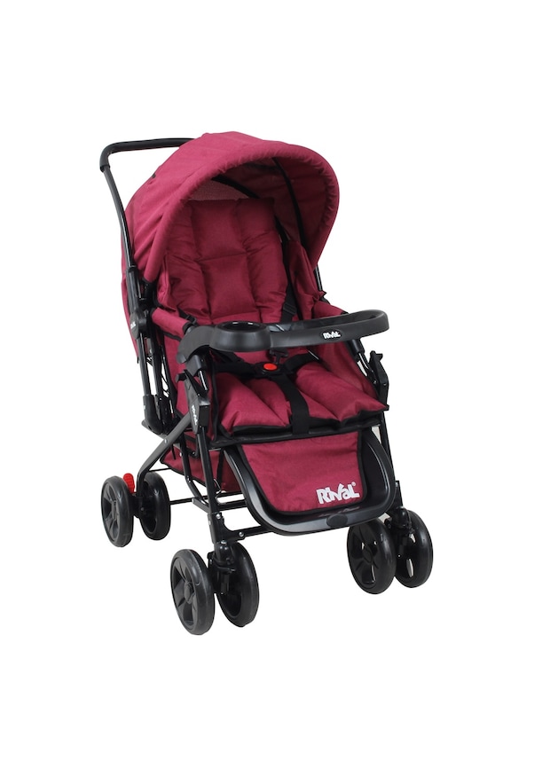 Rival RV107 Maxi Çift Yönlü Bebek Arabası Geniş Koltuk Tepsili