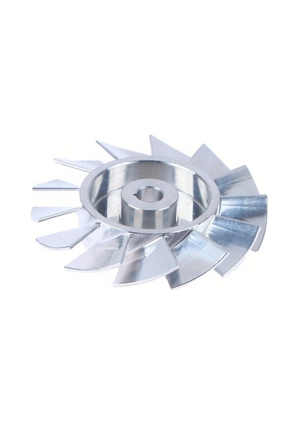 Resim Gaojunshop01 1 Adet 7cm Yüksek Hassasiyetli Alüminyum Saç Kurutma Makinesi Fan İmpellerı 