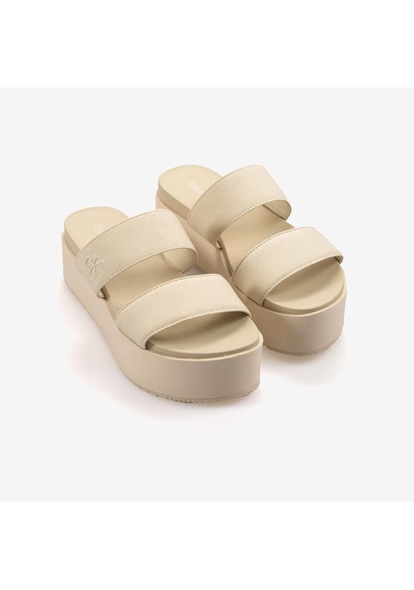 Resim Calvin Klein Kadın Dolgu Taban Terlik Yw0yw01789 Bej 