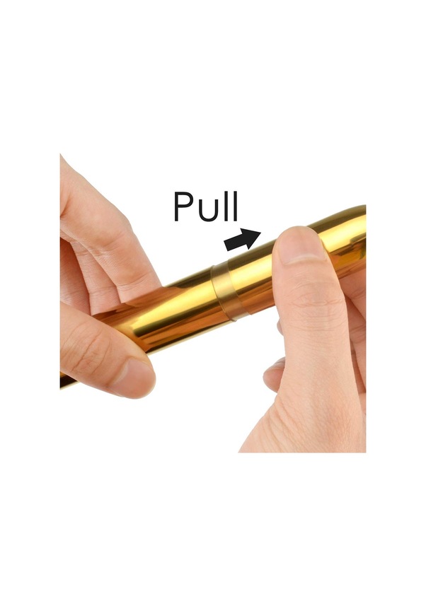 Resim Çelik Tekli 48 Ring Gold Puro Kılıfı Puro Kutusu Pp19sr 