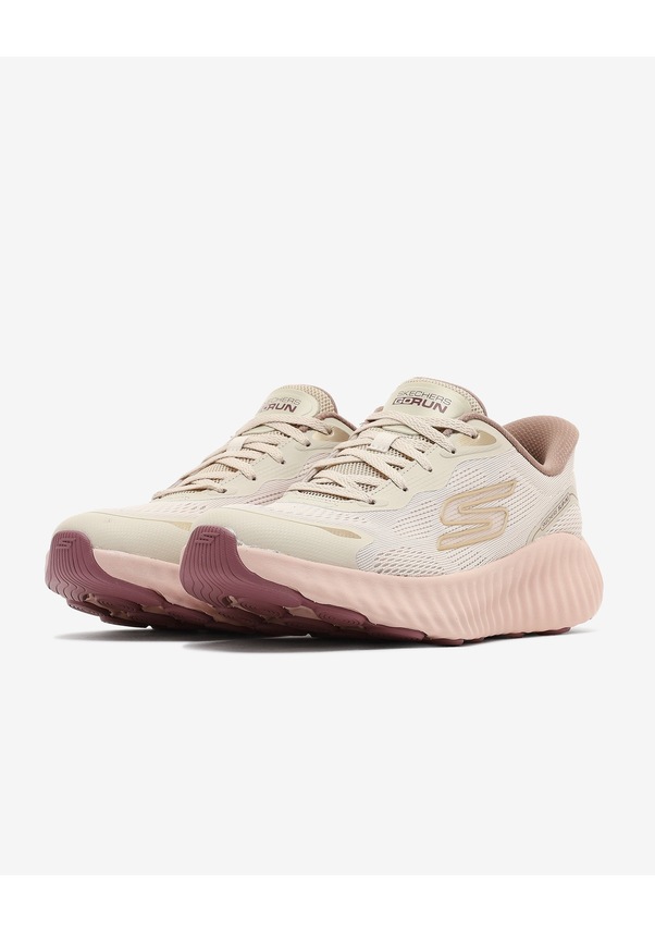 Resim Skechers Go Run Now Regent Kadın Bej Koşu Ayakkabısı 129369 Nat Bej 