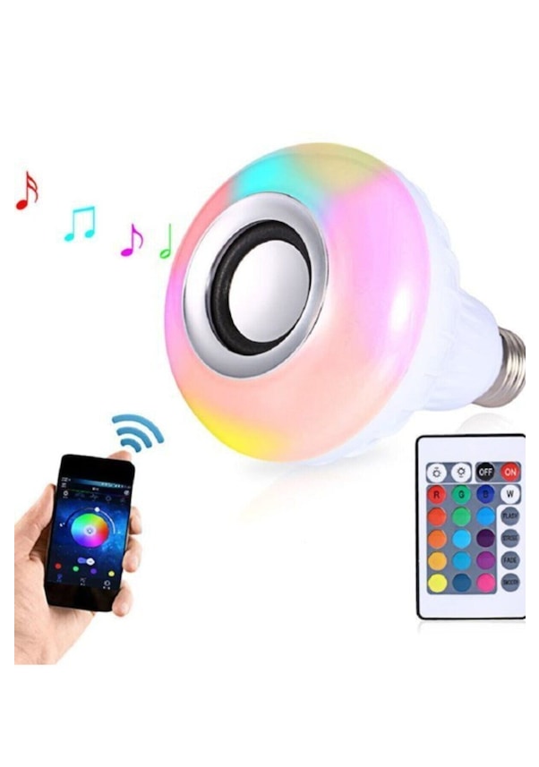 Music Bulb Bluetooth Hoparlör Akıllı Led Ampul  Lamba
