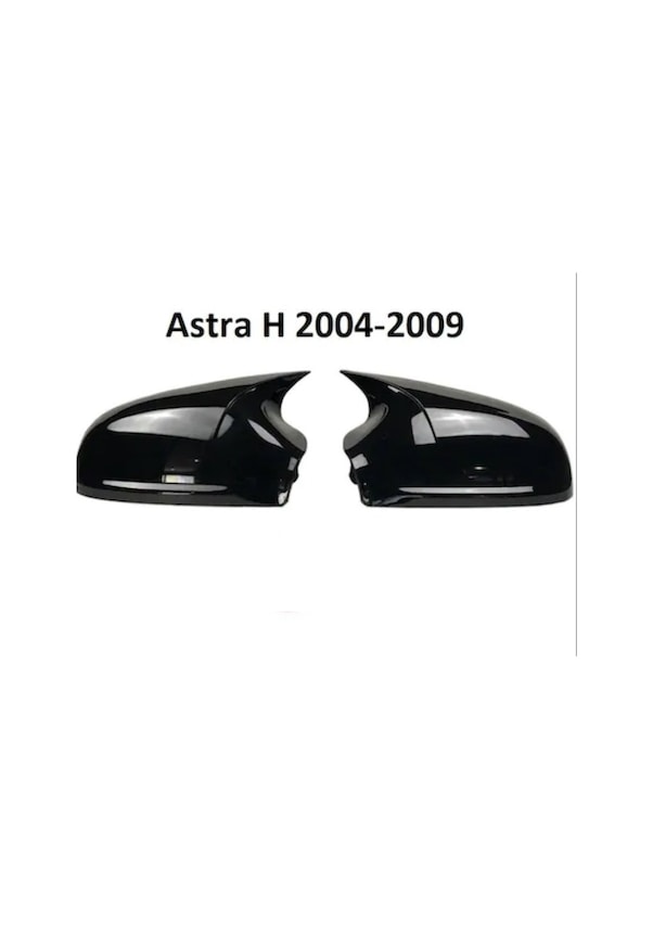 Resim Opel Astra H (2004 - 2009) Batman Yarasa Ayna Kapağı (parlak Siyah) 