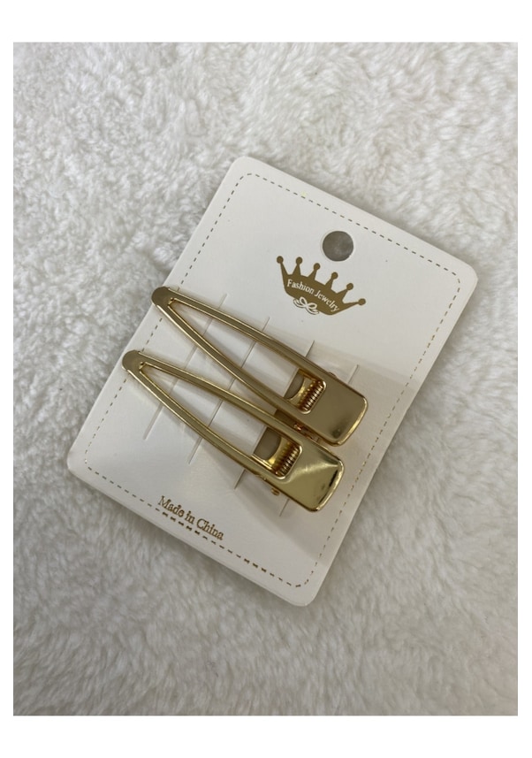 Gold 2'li Luxury Metal Mandal Toka Seti - 1203 ZN7074