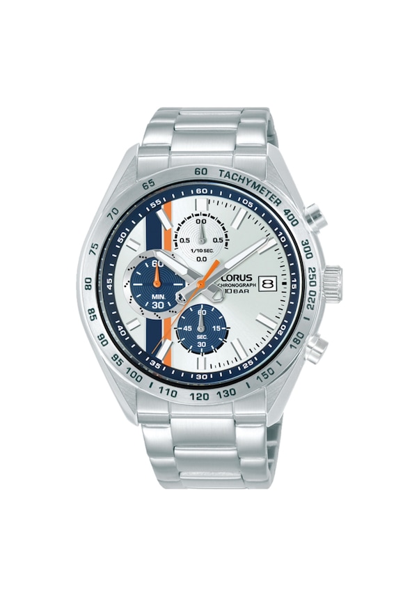 Resim Lorus Rm399jx9 Quartz Çelik Gri 10 Atm 41 Mm Erkek Kol Saati Gri 