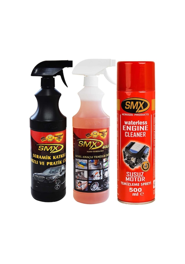 Resim SMX Susuz Motor Temizleme ve Koruma Spreyi / SMX Seramik Cila / H 