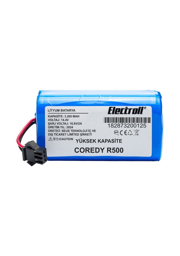 Coredy R500 Batarya 3200mah Pil Robot Süpürge Batarya Fiyatları ve