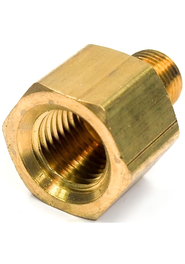 1/2 Inch FNPT X 1/4 Inch MNPT 1000 PSI Brass Pipe Adapter /Boru