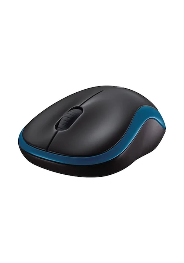 Resim Logitech M185 910-002236 Kablosuz+usb Nano Alıcılı Mavi Mouse Optik 