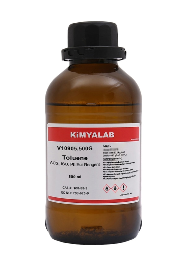 Toluen 99.5% - Metil Benzen Cam - Toluene Extra Pure 500 ML Fiyatları ...