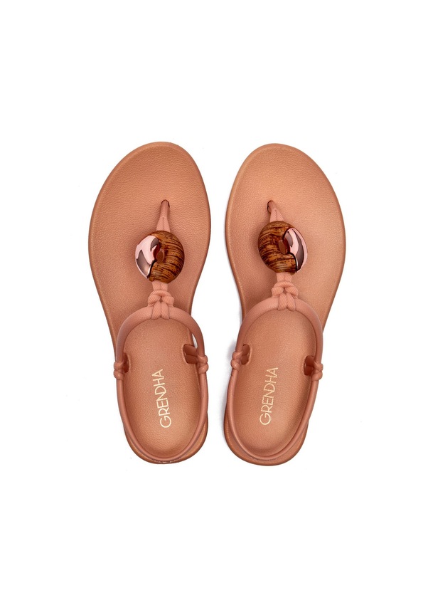 Resim Grendha Cacau Celebre Kadın Parmak Arası Sandalet 35/42 DD0305 Pudra 