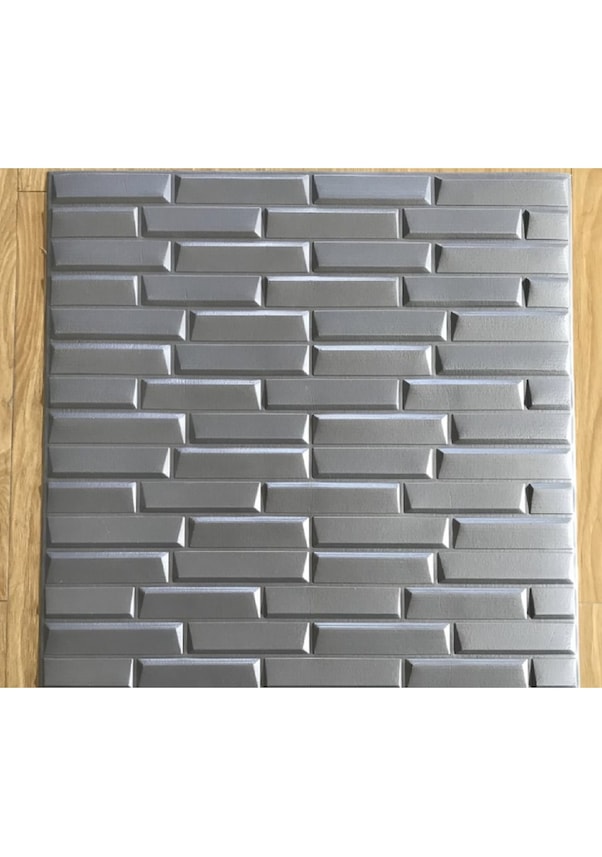Duvar Kağıdı 70x77 Kendinden Yapışkanlı Gümüş