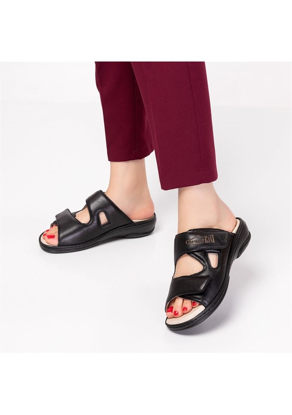 Resim Ortopedik Diyabetik Kadın Terlik Siyah Dia 019-77 