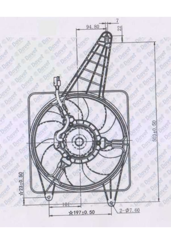 Resim Fan Motoru M131 Dogan Kartal Sahin Slx Kablolu 504611556 
