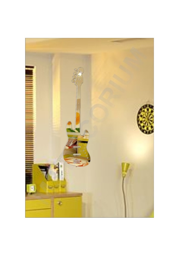 M3 Decorium Bas Guitar Decorative Pier Bathroom Hall Acry Mirror