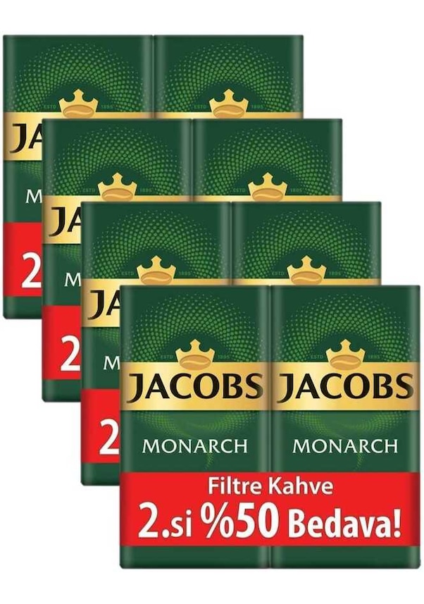 Jacobs Monarch Filtre Kahve 4'lü 2 x 500 G
