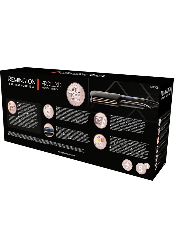 Resim Remington S9150B Proluxe Midnight Saç Düzleştirici 