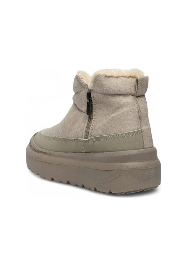 Resim Hkursat Twg İçi Kürklü Bej Süet Kadın Bot & Bootie Nsb823 Bej 