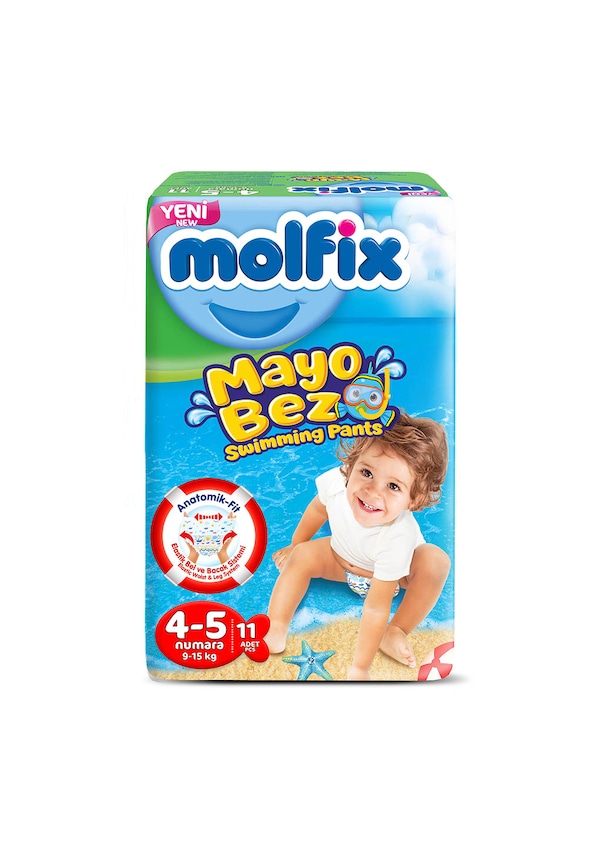 Molfix Mayo Bebek Bezi 4-5 Numara 11 Adet NA7437