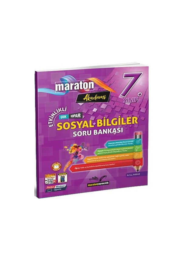 Maraton Akademi 7. Sınıf Etkinlikli Sosyal Bilimler Soru Bankası ...