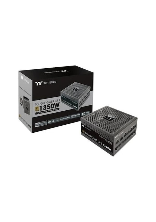 Resim Thermaltake Toughpower Gf3 1350w 80+ Gold Pcıe Gen 5.0, Atx 3.0, Full Modüler 14cm Fanlı Psu 