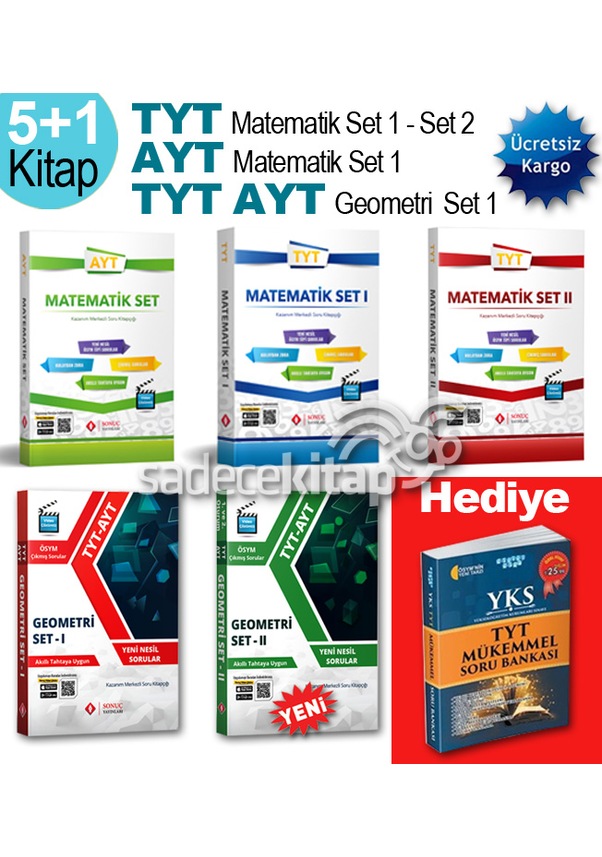 Sonuç Yayın Tyt Mat 1 2 Ayt Mat Set 1 Tyt Ayt Geometri Set 1 2