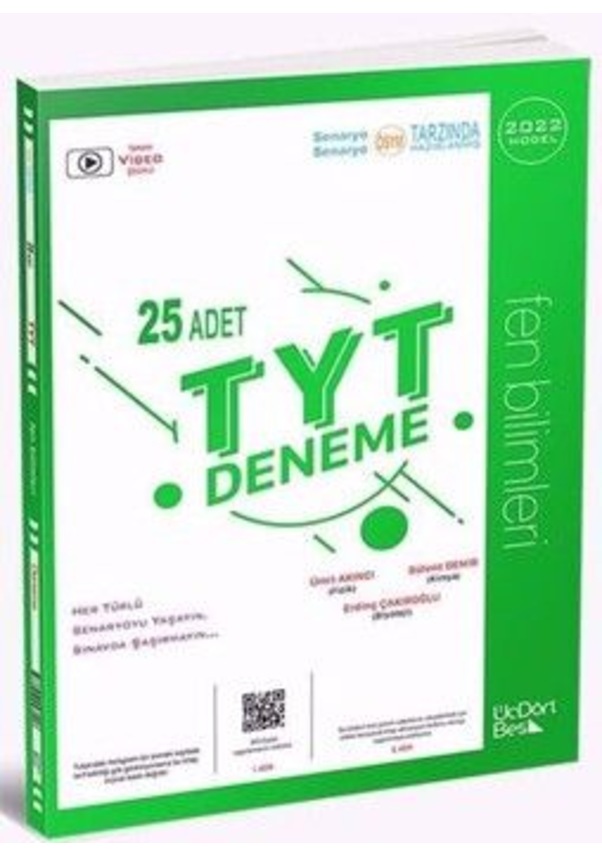 Tyt Fen Bilimleri 25 Adet Deneme/Kolektif Fiyatları Ve Özellikleri