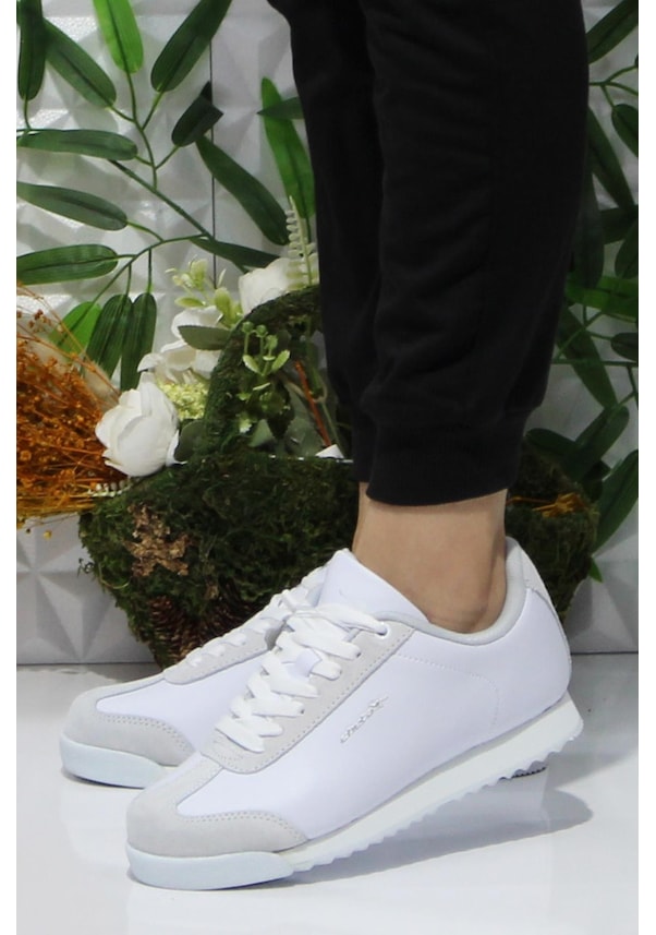 Resim Fort Cheta Peru Beyaz Rahat Kadın Erkek Sneakers Spor Ayakkabı 001 