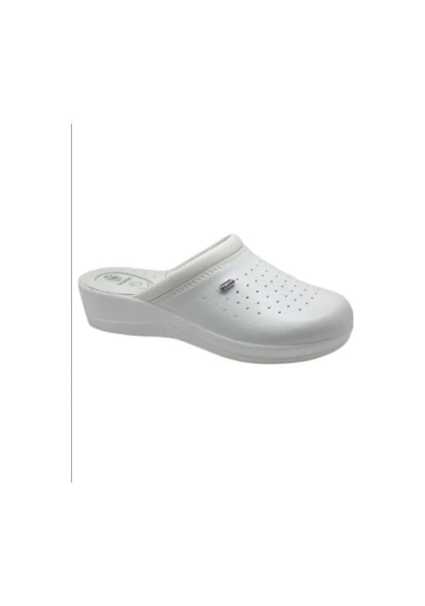 Resim Gezer Sabo Beyaz Terlik Beyaz 